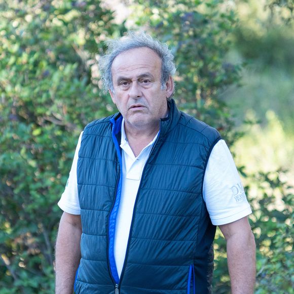 Michel Platini - Les légendes du football et du rugby participent au tournoi "Manville Legends Cup" (6 - 7 octobre 2022) sur le Golf du Domaine de Manville aux Baux-de-Provence. Le 6 octobre 2022. 
© Stéphanie Gouiran / Panoramic / Bestimage