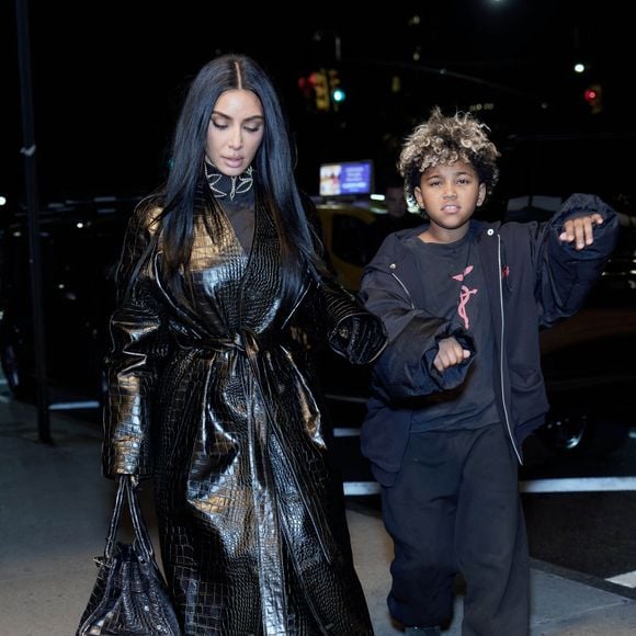 Exclusif - Kim Kardashian et son fils Saint à New York, le 6 décembre 2025.