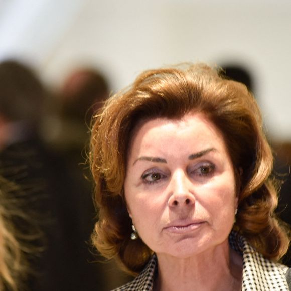 Dominique Tapie, l'épouse de Bernard Tapie au palais de justice de Paris, en France, le 4 avril 2019. Photo by Patrice Pierrot/ABACAPRESS.COM