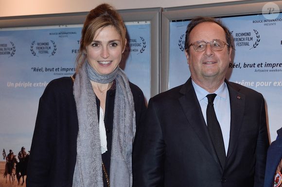 Julie Gayet et François Hollande assistant à l'avant-première de The Ride au cinéma MK2 Bibliothèque à Paris, France, le 26 janvier 2018.  © Marechal Aurore/ABACA