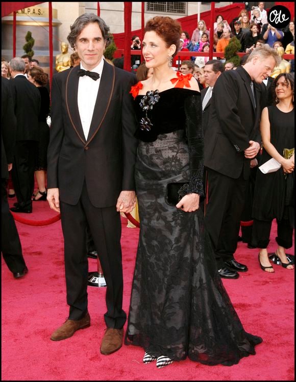 Daniel Day-Lewis et sa femme lors des Oscars 2008
©ALAIN ROLLAND / MAXIMA PROD / BESTIMAGE