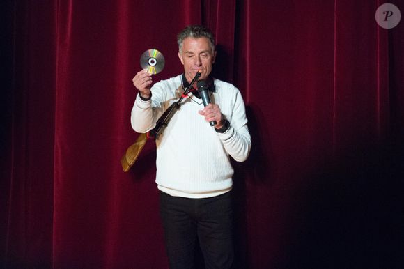 Gerard Holtz assiste au dévoilement du personnage de cire de Martin Fourcade au musée Grévin le 25 mars 2019 à Paris, France. Photo by Nasser Berzane/ABACAPRESS.COM