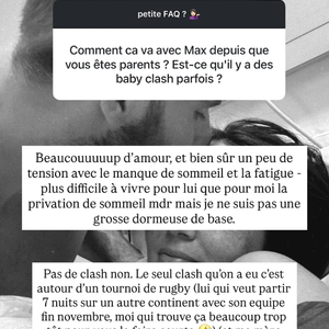 Story Instagram d'Agathe Auproux