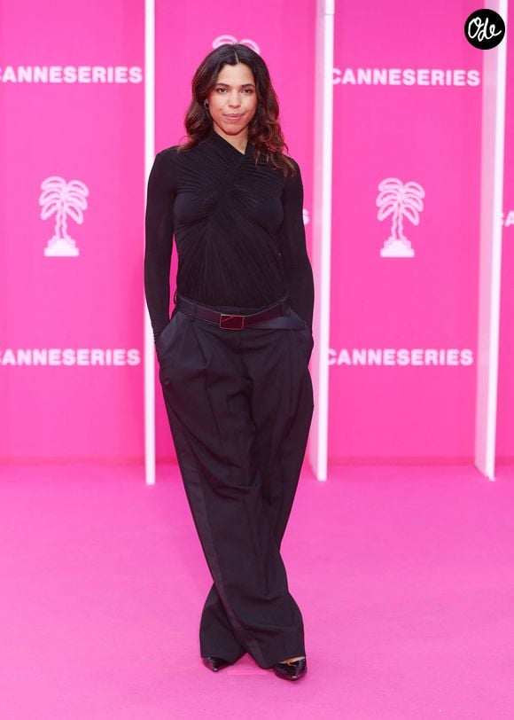 Zita Hanrot sur le tapis rose lors de la 9ème édition du festival "CanneSeries" à Cannes le 26 Avril 2026.
© Denis Guignebourg / Bestimage