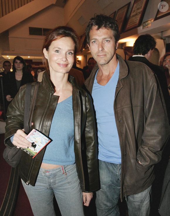 Marie-Sophie L et Laurent assistent à la première de l'humoriste française Sylvie Joly au théâtre des Mathurins à Paris, France le 19 septembre 2005. Photo par Laurent Zabulon/ABACAPRESS.COM.