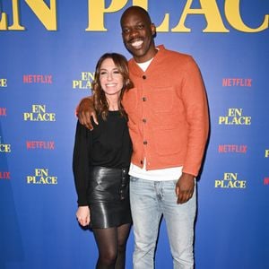 Virginie Guilhaume et Jean-Pascal Zadi - Avant-première du film "En place" au cinéma Max Linder Panorama à Paris le 9 janvier 2023. © Coadic Guirec/Bestimage