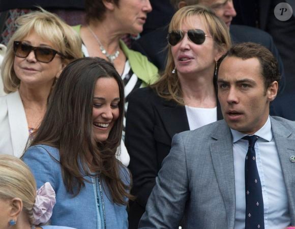 Photo : Pippa Middleton et son frere James assistent au tournoi de tennis  de Wimbledon a Londres, le 24 Juin 2013. - Purepeople