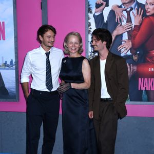 July 28, 2025, New York, Ny, United States: Brandon Thomas Lee, Pamela Anderson, and Dylan Jagger Lee attend the US Premiere of 'The Naked Gun' at SVA Theater in New York. July 28, 2025. (Credit Image: © Photo Image Press via ZUMA Press Wire)