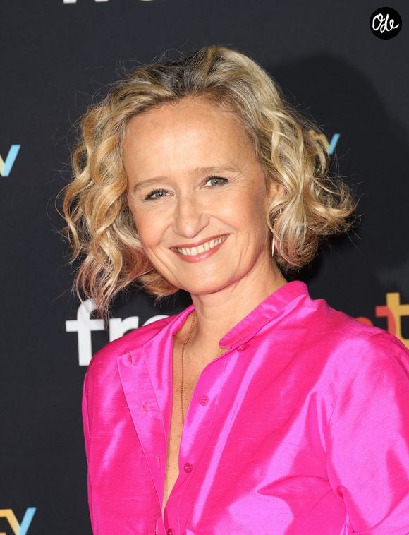 Caroline Roux au photocall pour la conférence de presse de rentrée de France TV à la Grande Halle de la Villette à Paris, France, le 11 juillet 2023.

© Coadic Guirec/Bestimage
