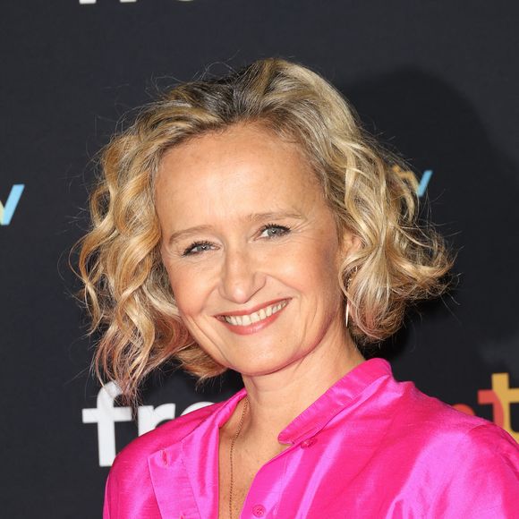 Caroline Roux au photocall pour la conférence de presse de rentrée de France TV à la Grande Halle de la Villette à Paris, France, le 11 juillet 2023.

© Coadic Guirec/Bestimage