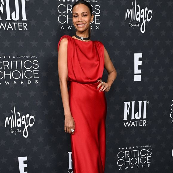 Malgré les polémiques, le film de Jacques Audiard continu de séduire, Zoé Saldana a reçu le prix de la Meilleure actrice dans un second rôle

Zoe Saldana à la 30e cérémonie annuelle des Critics Choice Awards au Barker Hanger le 7 février 2025 à Santa Monica en Californie. Photo par Lisa OConnor/AFF/ABACAPRESS.COM