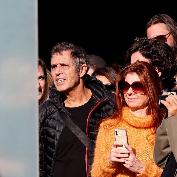 Julien Clerc et sa compagne Hélène Grémillon dans le cadre de la 16ème édition du Festival Lumière de Lyon, France, le 19 octobre 2024.
© Dominique Jacovides/Bestimage