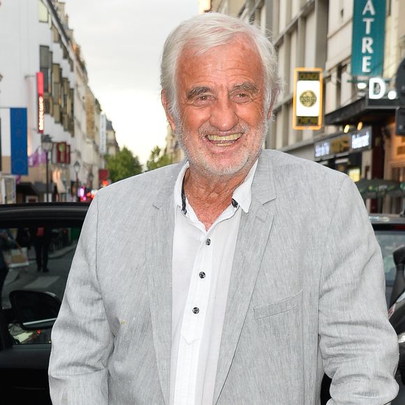 Jean-Paul Belmondo - Générale de la pièce "Ça coule de source" écrite par L. M. Colla au théâtre de la Gaîté-Montparnasse à Paris, le 30 mai 2017. © Coadic Guirec/Bestimage