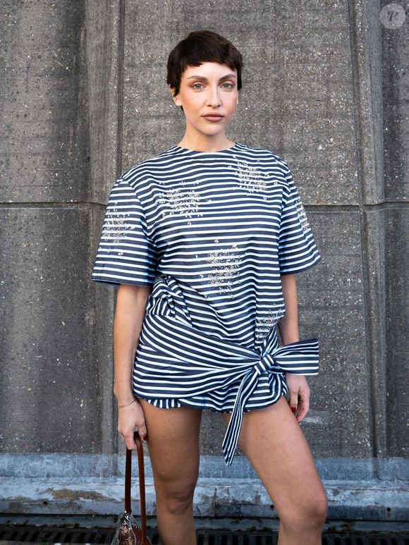 Carla Ginola au photocall du défilé Rabanne Mode Collection Prêt-à-Porter Automne/Hiver 2025-2026 lors de la Fashion Week de Paris (PFW) au siège de l'Unesco, à Paris, France, le 6 mars 2025. © Backgrid USA/Bestimage