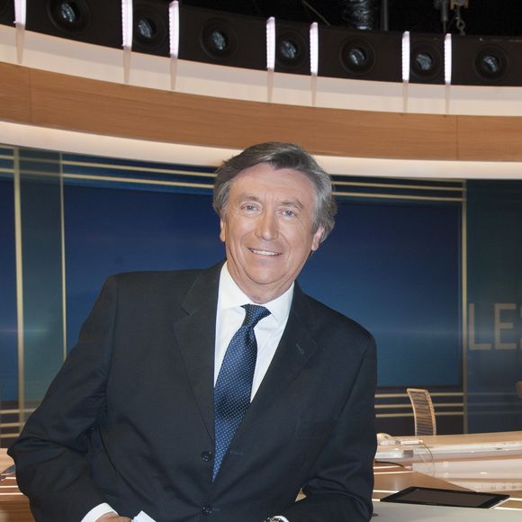 Exclusif - Jacques Legros sur le plateau du Journal de TF1 le 30 avril 2015