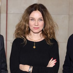 Exclusif - Marine Delterme lors de la nomination de Stéphane Bern comme Pape du Patrimoine lors de la Saint Clément au restaurant Alain Ducasse Baccarat, à Paris, France, le 20 novembre 2025. © Denis Guignebourg/Bestimage