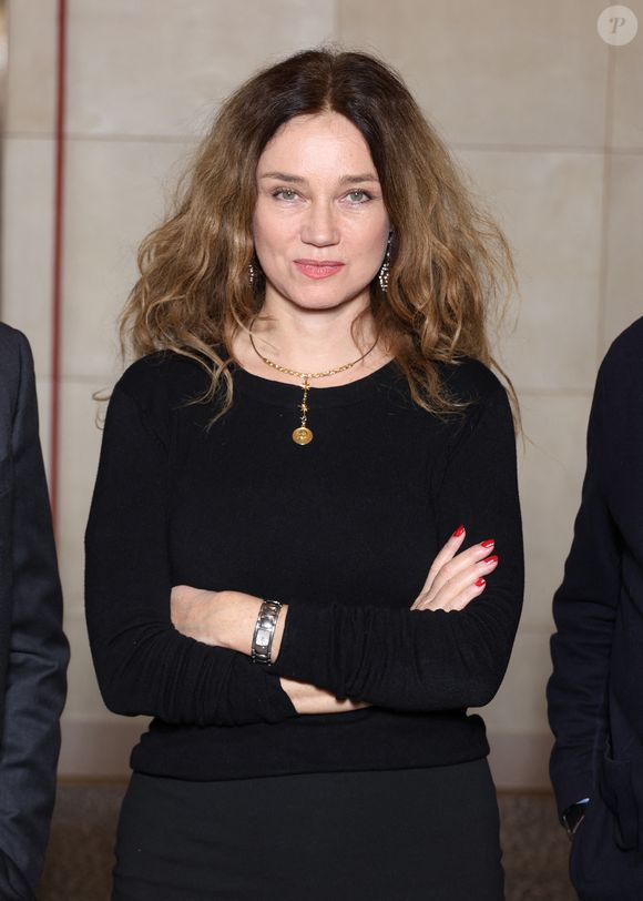 Exclusif - Marine Delterme lors de la nomination de Stéphane Bern comme Pape du Patrimoine lors de la Saint Clément au restaurant Alain Ducasse Baccarat, à Paris, France, le 20 novembre 2025. © Denis Guignebourg/Bestimage