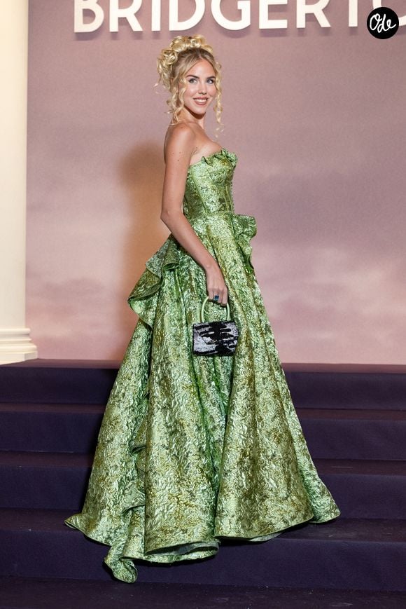 Princesse Maria Carolina de Bourbon des Deux-Siciles - Photocall de l'avant-première mondiale parisienne de la saison 4 Netflix de "Bridgerton" au Palais Brongniart à Paris, France, le 14 janvier 2026. © Cyril Moreau/Bestimage