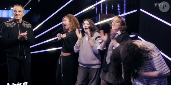 Alice dans l'émission "The Voice" TF1