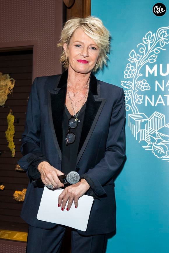 Exclusif - Sophie Davant - Dîner de Gala Biodiversité en Danger, Ocean par le Museum National d'Histoire Naturelle à la Grande Galerie de l'Evolution à Paris, le 5 novembre 2019. © Olivier Borde/Bestimage