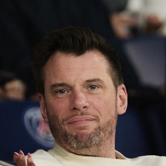 Norbert Tarayre dans les tribunes lors du match de football PSG Vs Clermont (1-1) au Parc des Princes à Paris le 6 avril 2024.
© Cyril Moreau / Bestimage