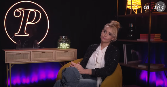 Elodie Gossuin en interview dans l'émission "En privé avec" pour Purepeople.com