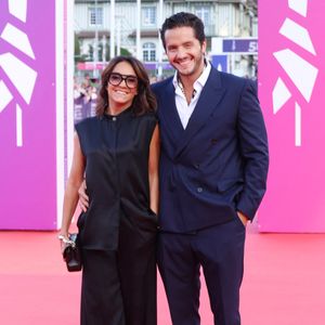 Florence Foresti et son compagnon Alexandre Kominek à la première du film "Nouvelle Vague" lors du 51éme Festival du Cinema Américain de Deauville le 12 septembre 2025.
© Denis Guignebourg / Bestimage
