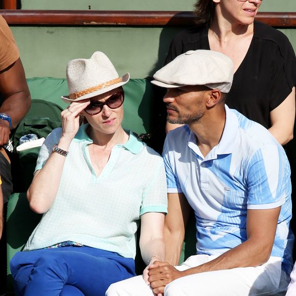 Par contre s'il y a bien un projet qu'Audrey Fleurot ne souhaite pas pour son couple, c'est le mariage.

Audrey Fleurot et son nouveau compagnon Djibril Glissant assistent à la finale dame lors des Internationaux de France de tennis de Roland Garros à Paris le 7 juin 2014. Gorassini / Jacovides / Bestimage