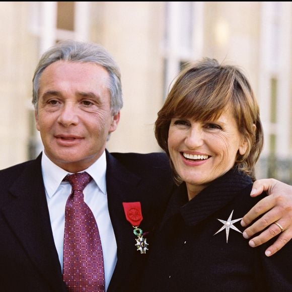 Archives : Michel Sardou et Anne-Marie Périer. © RINDOFF-MARTINEZ / BESTIMAGE