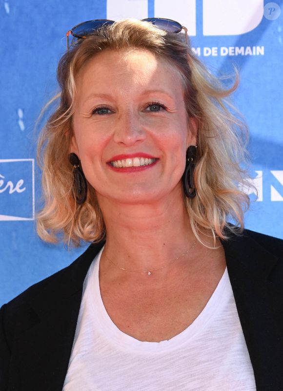 Alexandra Lamy - Photocall de la première édition du Festival du Film de Demain au Ciné Lumière à Vierzon. Le 3 juin 2022
© Coadic Guirec / Bestimage