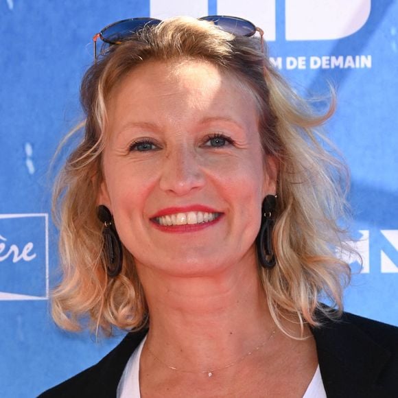 Alexandra Lamy - Photocall de la première édition du Festival du Film de Demain au Ciné Lumière à Vierzon. Le 3 juin 2022
© Coadic Guirec / Bestimage