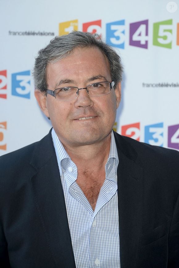 Benoit Duquesne arrivant à la conférence de presse annuelle du groupe France Télévisions à Paris, France, le 28 août 2012. Photo by Nicolas Briquet/ABACAPRESS.COM