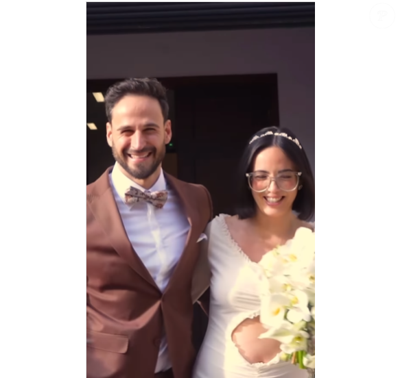 Agathe Auproux s'est mariée à Maxence Picardet à Nice, le 29 mars 2025
