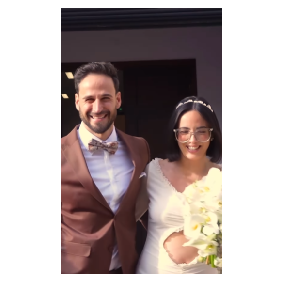 Agathe Auproux s'est mariée à Maxence Picardet à Nice, le 29 mars 2025