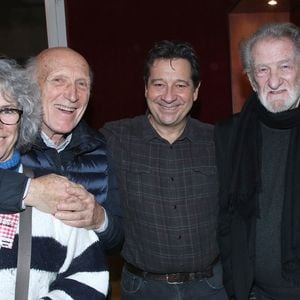 Exclusif - Rufus, dont c’est le 82eme Anniversaire, sa femme, Laurent Gerra et Eddy Mitchell au spectacle "Laurent Gerra se met à table!" au Casino de Paris le 19 décembre 2024.

© Bertrand Rindoff / Bestimage