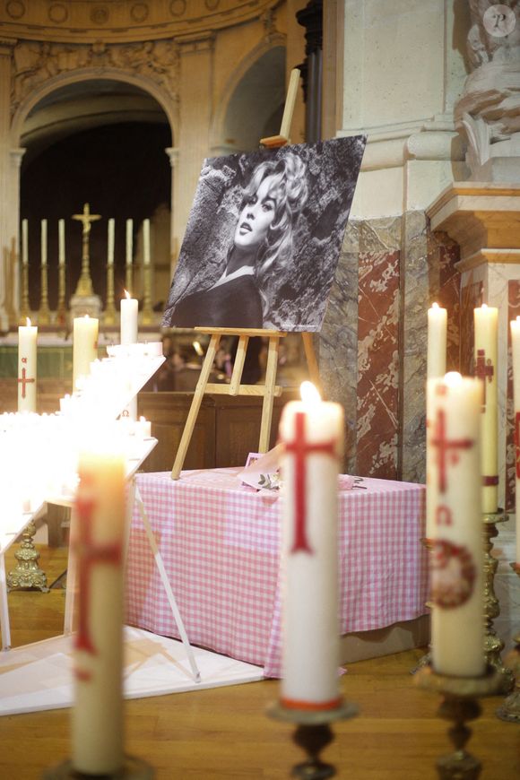 Messe commémorative pour l'actrice française Brigitte Bardot à l'église Saint-Roch à Paris, le 28 janvier 2026. Photo par Nasser Berzane/ABACAPRESS.COM
