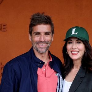 Nolwenn Leroy et son compagnon Arnaud Clément au village lors des Internationaux de France de Tennis de Roland Garros 2025, à Paris, France, le 26 mai 2025. © Jacovides-Moreau/Bestimage