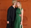 Dorian Lauduique de 'Ofenbach' et sa femme Diane Teppaz au village lors des Internationaux de France de Tennis de Roland Garros 2025, à Paris, France, le 2 Juin 2025. © Jacovides-Moreau/Bestimage