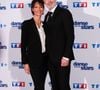 Frank Leboeuf et sa femme Chrislaure Nollet - Photocall de lancement de la saison 2025 de "Danse avec les stars" (DALS) au siège de TF1 à Boulogne-Billancourt, France, le 16 janvier 2025. © Christophe Clovis / Bestimage