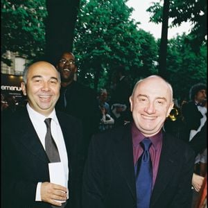 Rétro - Décès de Michel Blanc - ARCHIVES - GERARD JUGNOT ET MICHEL BLANC A LA 13EME CEREMONIE DES MOLIERES EN 1999