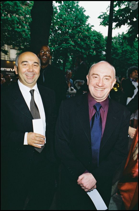 Rétro - Décès de Michel Blanc - ARCHIVES - GERARD JUGNOT ET MICHEL BLANC A LA 13EME CEREMONIE DES MOLIERES EN 1999