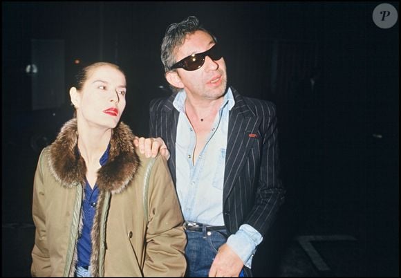 ARCHIVES - BAMBOU ET SERGE GAINSBOURG A L'ANNIVERSAIRE , 75 ANS D' OLIVER RAYMOND