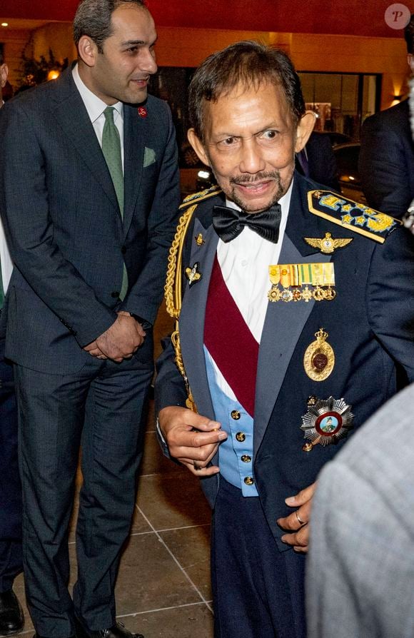 Hassanal Bolkiah, Sultan de Bruneï - Mariage du prince Hussein bin Abdullah II et Rajwa Al-Saif au palais Husseiniya à Amman, Jordanie le 1er juin 2023.

Photo : Dana Press / Bestimage