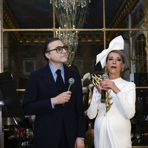 Bertrand Burgalat, Hélène in Paris - Hélène in Paris présente son nouvel album à l'Hôtel de Crillon, A Rosewood Hotel à Paris le 4 février 2025. © Jack Tribeca / Bestimage