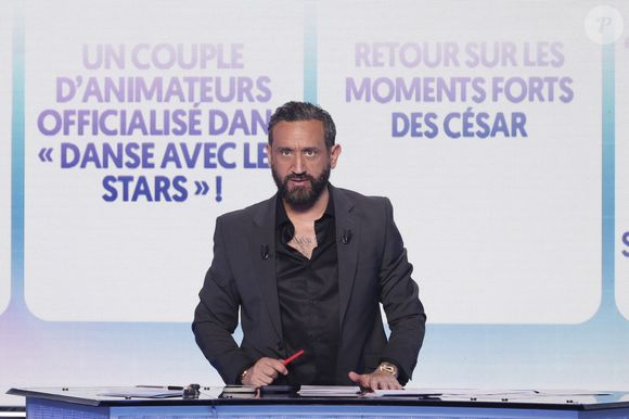 Exclusif - Cyril Hanouna, sur le plateau de l’émission « TPMP » présentée par C.Hanouna et diffusée en direct sur Youtube et sur toutes les box exceptée Bouygues (SFR, FREE, MyCanal etc), Paris, France, le 03 mars 2025. © Jack Tribeca / Bestimage