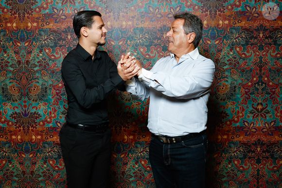 Exclusif - Rendez-vous avec Chico et son fils Mario au Palais des Congrès à Paris le 11 mai 2025. © Christophe Clovis / Bestimage