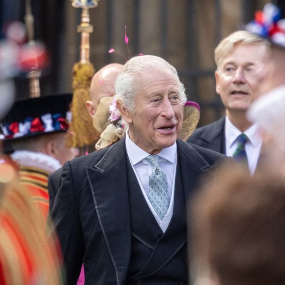 Le roi Charles III et la reine Camilla lors de la messe royale du dimanche à la cathédrale de Durham, le 17 avril 2025 à Durham, en Angleterre. 
©Mirrorpix / Bestimage