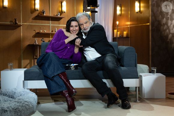 Farah Kesri, Raphaël Mesrahi sur plateau de l'émission "Animalement Vôtre" présentée par Bernard Montiel et diffusée le 3 mai 2026 sur France 3, à Paris, France, le 13 janvier 2026. © Julien Sarkissian/Bestimage