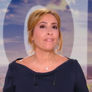 Léa Salamé à la présentation du JT de 20 heures de France 2 le 1er septembre 2025.