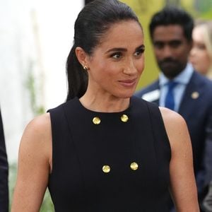 La duchesse de Sussex (Meghan Markle) lors d'une visite au Royal Children's Hospital de Melbourne, dans l'État de Victoria, au premier jour de la tournée royale en Australie. Date de la photo : mardi 14 avril 2026. © Jonathan Brady / PA Photos / Bestimage